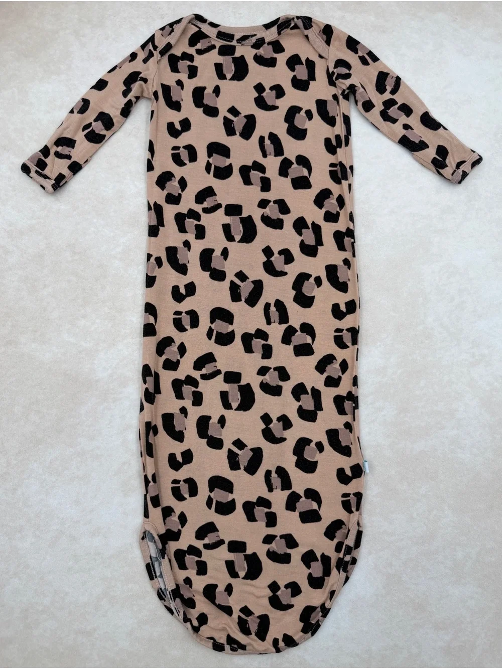 Posh Peanut Leopard Print Knot Gown